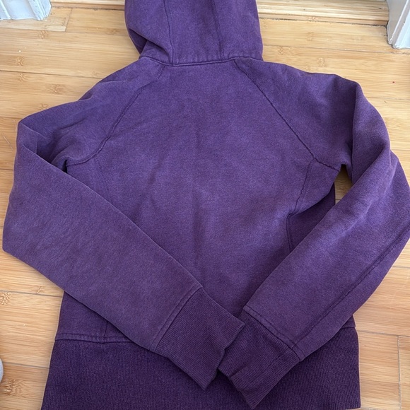 Vintage Lululemon Purple and lime green zip up scuba jacket - Picture 5 of 5